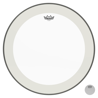 Remo 22" Powerstroke P4 Clear Bass Drum Head With Falam Patch - Single