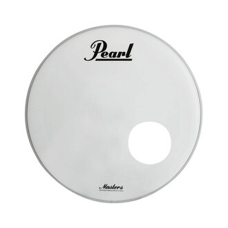 Pearl 24" P3 Coated Bass Drum Head w/MRV logo front side w/Hole
