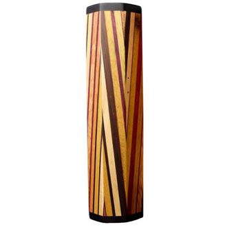 A Tempo Percussion Exotic Wooden Shaker in Kaleidescope Pattern