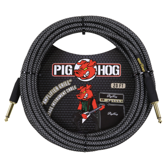 Pig Hog Amp Grill Woven Instrument Cable 20ft