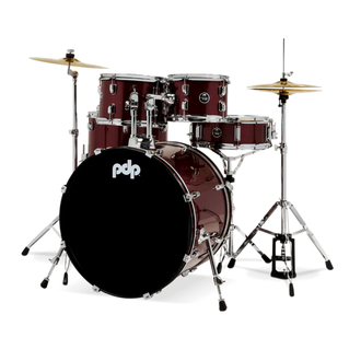 PDP Centrestage 22" 5PC Complete Drum Package - Ruby Red Sparkle