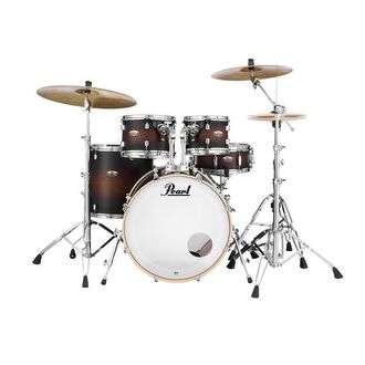 Pearl Decade Maple 22" Fusion Plus 5pc Shell Pack in Satin Brown Burst