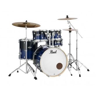 Pearl Export Lacquer 22" 5pc Rock Shell Pack in Sea Blue Fade