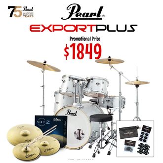 Pearl Export Plus 20" Fusion Package Arctic Sparkle
