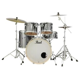 Pearl Export Drum kit  5-pc. 22" Fusion w/hardware  - Smokey Chrome