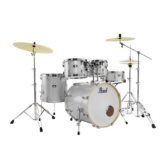 Pearl Export 22" 5pc Fusion Shell Pack in Arctic Sparkle