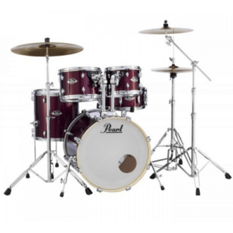 Pearl Export  22" Fusion Kit W/Hardware & Ready Set Go Pack   Burgundy