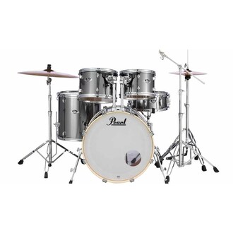 Pearl Export 22" 5pc Rock Shell Pack in Smokey Chrome
