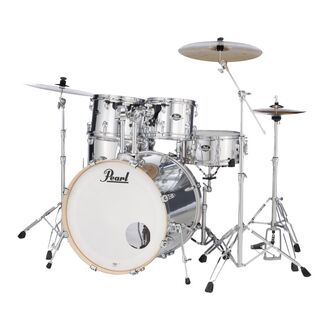 Pearl Export Drum kit  5-pc. 22" Rock w/hardware  - Mirror Chrome