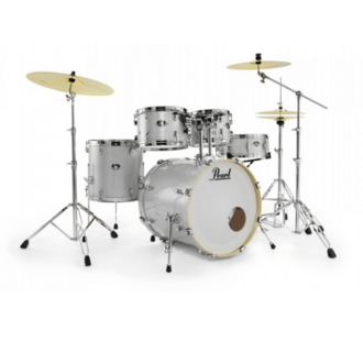 Pearl Export  22" Rock Kit W/Hardware & Ready Set Go Pack   Arctic Sparkle