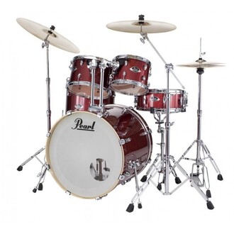 Pearl Export 22" 5pc Fusion Plus Shell Pack in Black Cherry Glitter