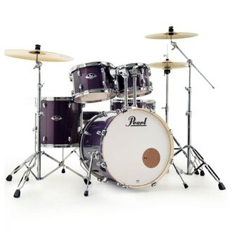 Pearl Export Drum kit  5-pc. 22" Fusion Plus w/hardware  - Purple Nebula