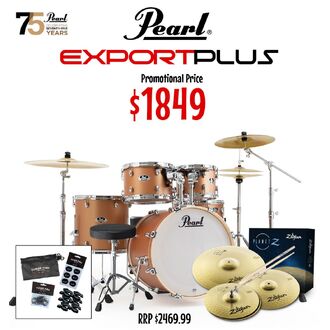 Pearl Export Plus 22" Fusion Plus Package Aztec Gold