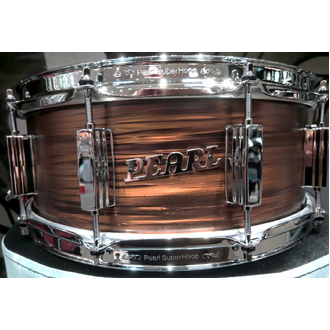 Pearl Drums 14" x 5.5" 75th Anniversary "President Series Phenolic" Snare Drum - Matt Bronze Oyster