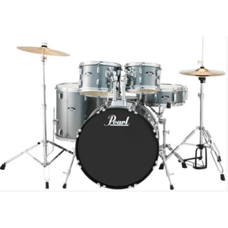 Pearl Roadshow-X 22" Fusion Plus 5 pc Drum Kit  Package - Charcoal Metallic