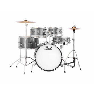 Pearl Roadshow Junior 5-Pcs Drum Kit W/Hardware & Cymbals Grindstone Sparkle