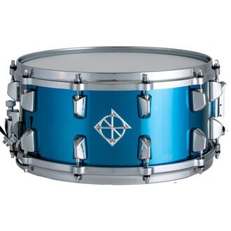 Dixon Artisan Series Blue Titanium Plated Steel Snare Drum 14 x 6.5"