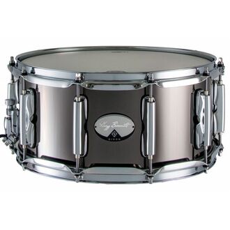Dixon Gregg Bissonette Signature Steel Snare Drum Black Nickel 14 x 6.5"