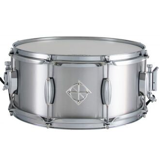 Dixon Artisan Series Seamless Aluminum Snare Drum Satin Natural 14 x 6.5"