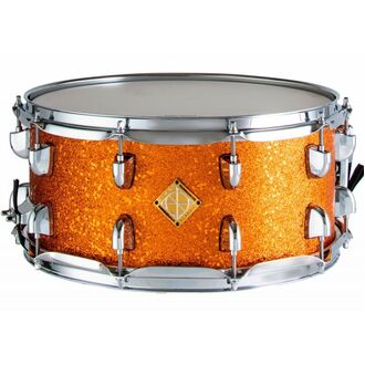 Dixon Classic Series Snare Drum Orange Sparkle 14 x 6.5"