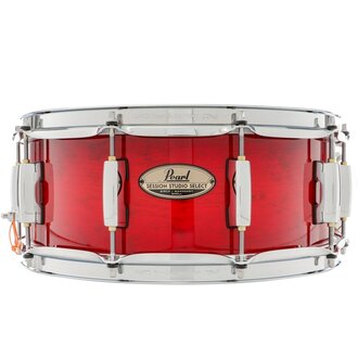Pearl Studio Select Snare Drum  14 X 5.5  Antique Crimson Burst