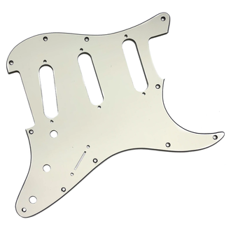 Allparts Pickguard Strat 11-Hole 3-Ply Parchment