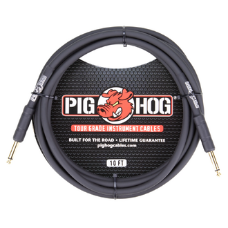 Pig Hog 10ft 1/4 - 1/4 8mm Instrument Cable