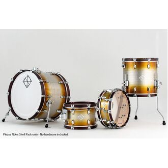 Dixon Artisan Series 4-Pce Drum Kit Stardust Gold Lacquer