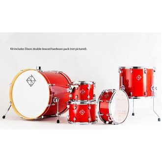 Dixon Fuse Maple 522 Series 5-Pce Drum Kit Amber Gloss w/Hardware