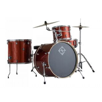 Dixon Spark Series 4-Pce Drum Kit Champagne Sparkle w/Hardware & Cymbals