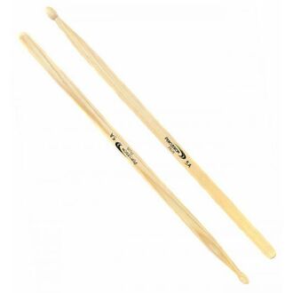 Percussion Plus Hickory Wood Tip 5A Drum Sticks