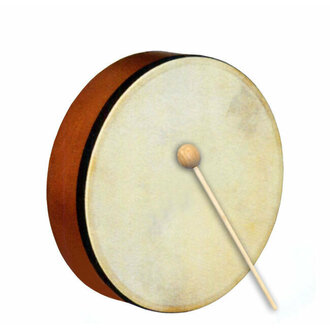 Percussion Plus 8" Handheld Frame Drum w/Wooden Beater
