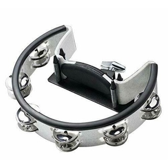 Pearl PTM-10SH Tambourine (Stainless Steel Jingles) W/ Mount Holder