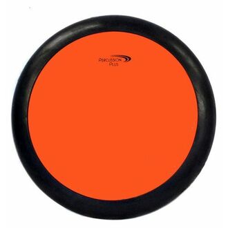 Percussion Plus 8" Round Drum Practice Pad Orange