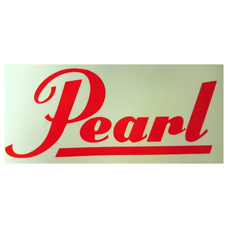 Pearl PC-P7 Logo Decal Red