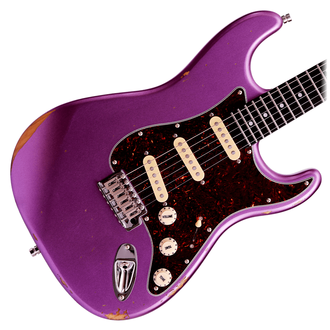 Patina PS-6 Relic Electric Guitar - Purple