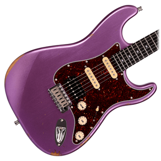 Patina PS-7 Relic Electric Guitar - Purple