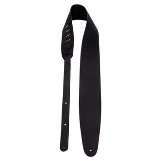 Perris PS178 3.5" Basic Leather Guitar Strap In Black