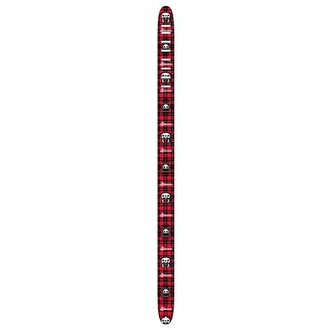Perris 2" Leather Skelanimals Strap Red & Black