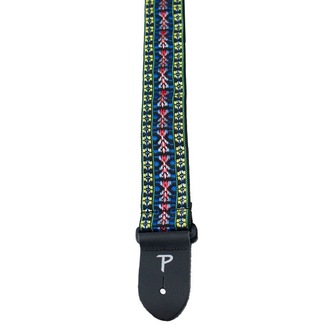 Perris 2" Mexicana Pattern Strap Blue, Red & Yellow