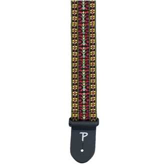 Perris 2" Mexicana Pattern Strap Red & Yellow