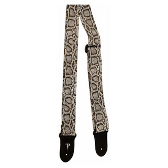 Perris PS365 2" Polyester "Snakeskin" Guitar Strap With Leather Ends