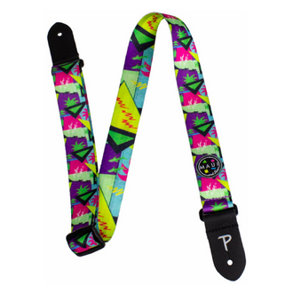 Perris PS8169 1.5" Polyester "Maui & Sons" 8169 Design Ukulele Strap With Leather Ends