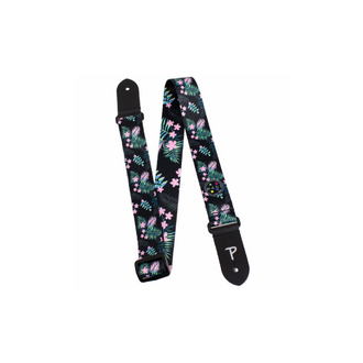 Perris PS8170 1.5" Polyester "Maui & Sons" 8170 Design Ukulele Strap With Leather Ends