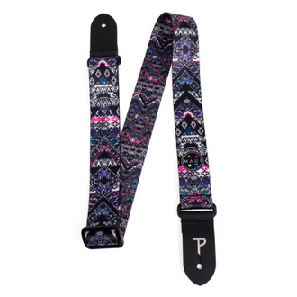 Perris PS8174 1.5" Polyester "Maui & Sons" 8174 Design Ukulele Strap With Leather Ends