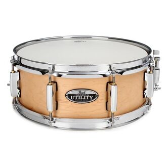 Pearl Snare   Modern Utility  14 X 10  6-Ply Maple Floor Snare  Satin Mahogany