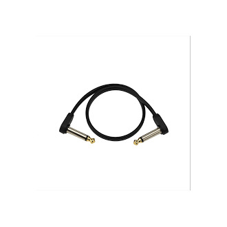 D'Addario 1 Foot Flat Patch Cable Right-Angle