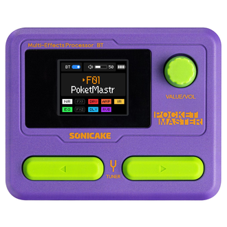 Sonicake QME-10PP Pocket Master Mini Amp Sim With Effects - Purple