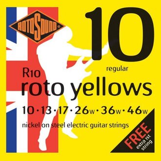Rotosound R10 Roto Yellows Electric Guitar String Set 10-46