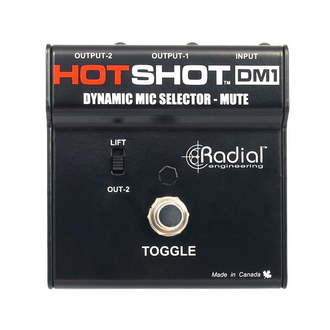 Radial Hotshot DM1 - Mic Swticher